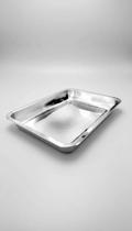 Assadeira Retangular Alta Inox 30x40x4cm Assadeira Retangular Alta Inox 30x40x4cm