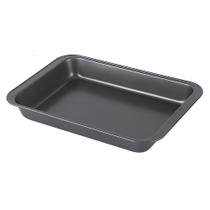 Assadeira Retangular Antiaderente 32x22cm Forno Forma para Bolo Torta Lasanha Resistente Fácil Limpeza