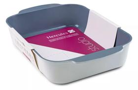 Assadeira Retangular Branca Hercules 30x22cm PA9000-A30C Assadeira Retangular Branca Hercules 30x22cm PA9000-A30C