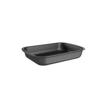 Assadeira retangular em alumínio Brinox Bakeware 33,5x24cm grafite