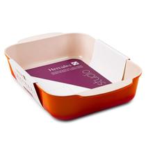 Assadeira Retangular Hércules 30x22x7 cm Laranja