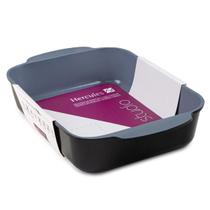 Assadeira Retangular Hércules 30x22x7 cm Preta