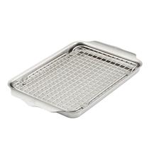 Assadeira retangular Hestan OvenBond 23 x 32 cm em aço inoxidável tri-ply Assadeira retangular Hestan OvenBond 23 x 32 cm em aço inoxidável tri-ply