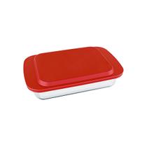 Assadeira Retangular Lasanheira 3,7LT com Tampa