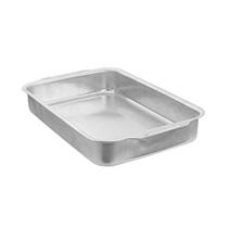 Assadeira Retangular N4 com Abas 6x27x38,50cm 4,28L Alumínio