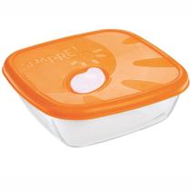 Assadeira Storage Quadrada com Tampa 700ml Nadir Figueiredo