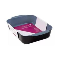 Assadeira Super Antiaderente Preta Pequena 25x20cm Hercules