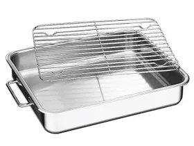 Assadeira Tramontina Retangular de Aço Service 61409340