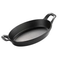 Assadeira Travessa de Ferro Fundido Oval Facile N01 15Ø x 27,5x 4cm
