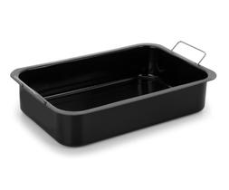 Assadeira Travessa Esmaltada Grande 38x25 Cm Forma Para Assar No Forno Não Gruda Esmaltado Cozinha Com Alças Preparação