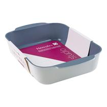 Assadeira Trevessa Hercules Retangular Branca Antiaderente