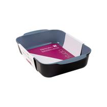 Assadeira Trevessa Hercules Retangular Preta Antiaderente Ceramico 25X20cm 2,6L