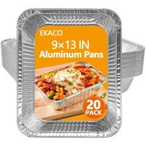 Assadeiras de Alumínio EKACO 23x33 cm Resistentes 20 Unidades Assadeiras de Alumínio EKACO 23x33 cm Resistentes 20 Unidades