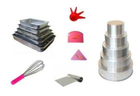 Assadeiras + Formas 5 Peças + Acessórios Confeitaria