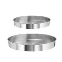 Assadeiras redondas alumínio resistente forma bolo pão 2 und