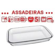 Assadeiras Travessa de vidro Retangular 1,6 Litros