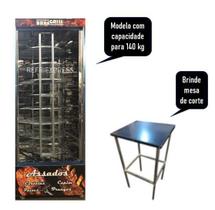 Assador 64 frangos com mesa de corte