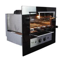 Assador a Gás Premium de Embutir 4 Espetos Rotativos Hope Glass Premium 04