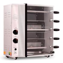 ASSADOR/CHURRASQUEIRA A GAS GIRATORIO ACENDIMENTO MANUAL BRANCO bivolt Hidro - HIDROINDUSTRIAL