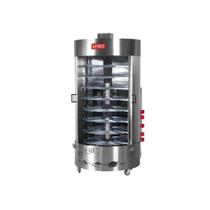 Assador de Carne Rotativo Gpaniz 130kg Bivolt Com Queimador Central ARV 130 Assador de Carne Rotativo Gpaniz 130kg Bivolt Com Queimador Central ARV 130
