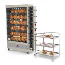 Assador de Frango Gás 6 Espetos Infra Pr-631 Progás + Carrinho Inox Imeca Assador de Frango Gás 6 Espetos Infra Pr-631 Progás + Carrinho Inox Imeca