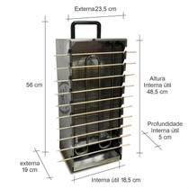 Assador Elét. 10 Espetos Pr199E 127V + 100 Espetinhos Progás - Progas