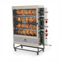 Assador Frango Forno Rotativo Tubular 4 Espetos Garfo Pr-623 Bivolt - Progás Bivolt Assador Frango Forno Rotativo Tubular 4 Espetos Garfo Pr-623 Bivolt - Progás Bivolt