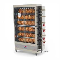 Assador Frango Forno Rotativo Tubular 6 Espetos Garfo Pr-634 Bivolt - Progás