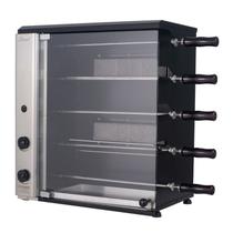 Assador Gás de Bancada Vertical 5 Espetos Stand Titan GLP 220v