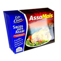 AssaMais LifeClean Embalagem Frango Assado 27x41 Kit de 5