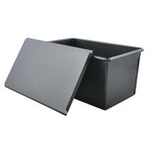 Assar assadeiras assadeiras molde de pão torrada molde de bolo panela de bolo de carne com tampa torrada de ferro molde de bolo cozinha bakeware diy não