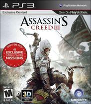 Assassins Creed III 3 - PS3 - Ubisoft