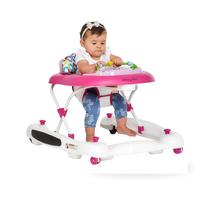 Assento ajustável Baby Walker Dream On Me Go-Getter rosa Assento ajustável Baby Walker Dream On Me Go-Getter rosa
