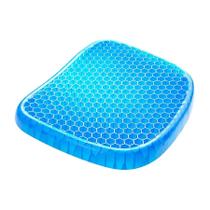 Assento Almofada Colmeia Silicone Egg Sit Azul Supermedy Assento Almofada Colmeia Silicone Egg Sit Azul Supermedy