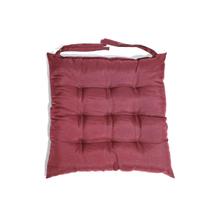 Assento Almofada Futon para Cadeira 40x40cm - Vinho