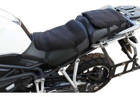 Assento Almofada Gel Banco Moto Viagem Universal Traseiro - Shield Motors