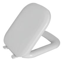 Assento Almofadado Astra Bacia Lirio Fiori Quadra Debba Polo Branco Assento Almofadado Astra Bacia Lirio Fiori Quadra Debba Polo Branco