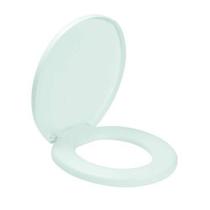 Assento Almofadado Oval Branco para Bacia Oval - Amanco