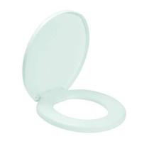 Assento Almofadado Oval Branco Para Bacia Oval - Amanco Assento Almofadado Oval Branco Para Bacia Oval - Amanco