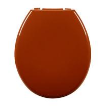 Assento Almofadado Oval Caramelo Escuro Tampa Vaso Universal