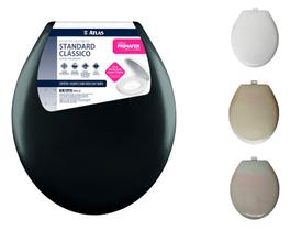 Assento Almofadado Tampa Sanitário Vaso Oval Atlas Primafer