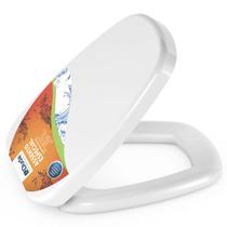 Assento Almofadado Venice Branco Tampa para Vaso Belize