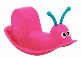 Assento balanco em plastico infantil dindon rosa