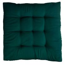 Assento Cadeira Futton 60x60CM Rosa Almofada Banco Pallet Futon Decoração Verde Bandeira