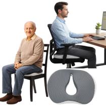 Assento Cóccix Ortopédica Almofada 3d Idoso Adulto Infantil Confortável Alivia Dores 100kg Espuma - SUPERMEDY