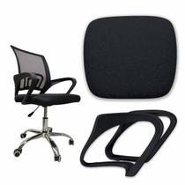 Assento com Braços Conjunto Cadeira Escritorio Conserto Home Office Estudo Reposiçao Peça Reparo Assento com Braços Conjunto Cadeira Escritorio Conserto Home Office Estudo Reposiçao Peça Reparo
