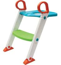 Assento Com Escada Redutor Antiderrapante Infantil Buba Azul