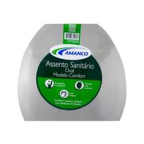Assento Confort Tradicional Cinza Prata - Amanco