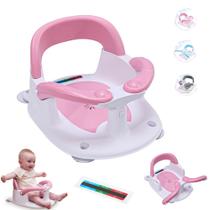 Assento de banho de bebê Wddbb para bebês de 6 a 18 meses com estabilidade de 360