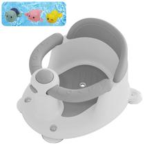 Assento de banho para bebês BATUBEAT para bebês de 6 meses ou mais com 3 brinquedos